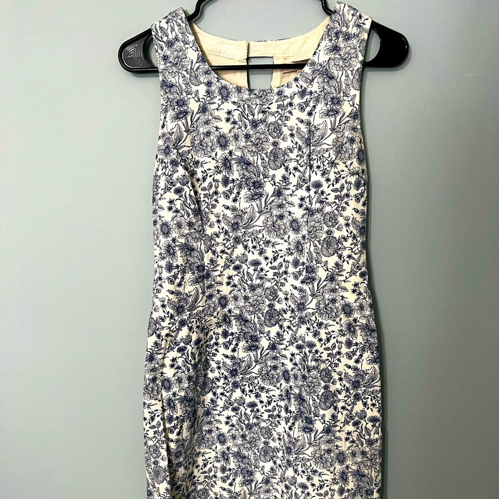 Paisley knee length dress
